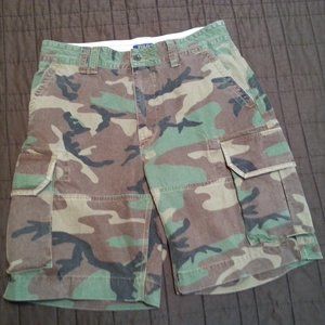 Polo Ralph Lauren Camo distressed Cargo shorts